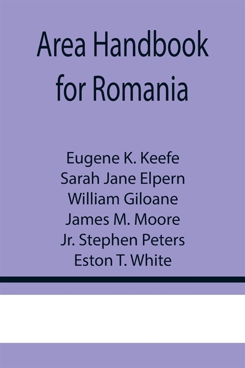 Area Handbook for Romania (Paperback)