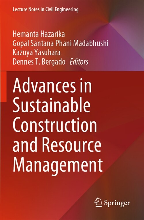 Advances in Sustainable Construction and Resource Management (Paperback)