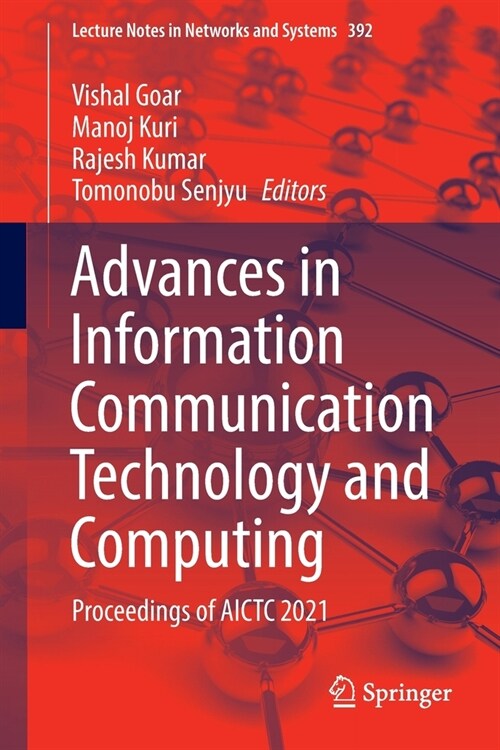 Advances in Information Communication Technology and Computing: Proceedings of AICTC 2021 (Paperback)