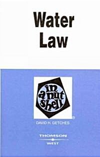 Water Law in a Nutshell (Paperback, 4th)
