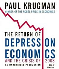 The Return of Depression Economics and the Crisis of 2008 (Audio CD, Unabridged)