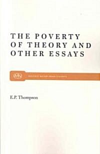 Poverty of Theory (Paperback)