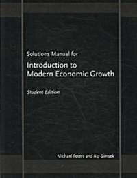 Solutions Manual for Introduction to Modern Economic Growth: Student Edition (Paperback, Student)