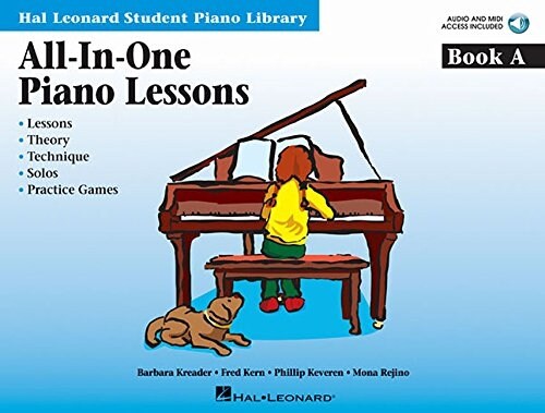 All-in-one Piano Lessons Book a (Paperback, Compact Disc)