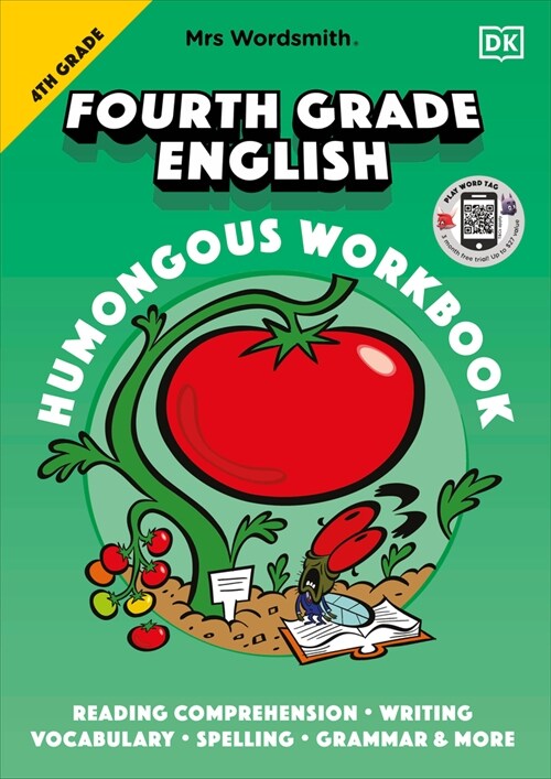Mrs Wordsmith 4th Grade English Humongous Workbook: With 3 Months Free Access to Word Tag, Mrs Wordsmiths Vocabulary-Boosting App! (Paperback)