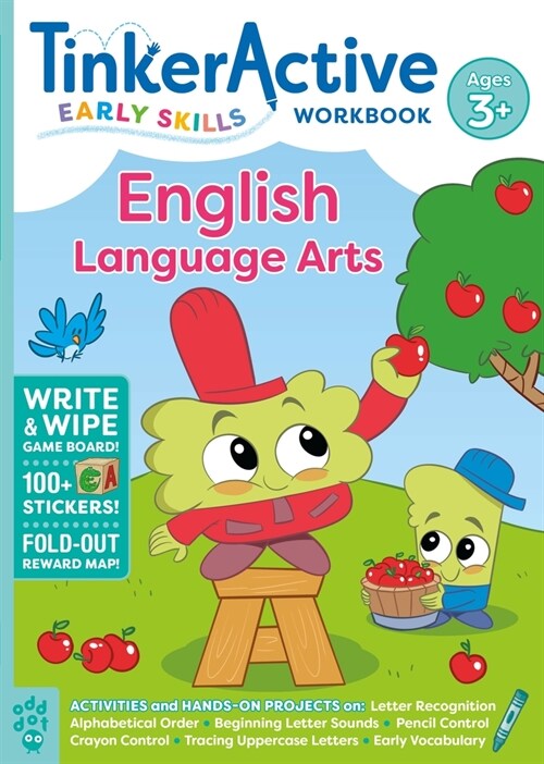 Tinkeractive Early Skills English Language Arts Workbook Ages 3+ (Paperback)