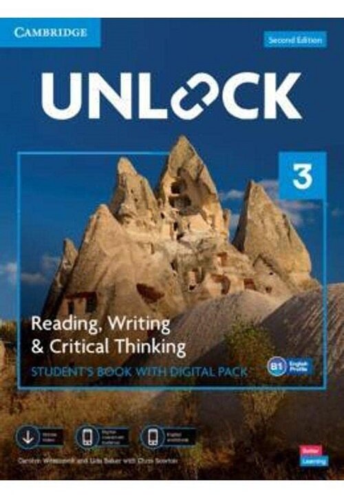 [중고] Unlock Level 3 Reading, Writing and Critical Thinking Student‘s Book with Digital Pack [With eBook] (Paperback, 2)