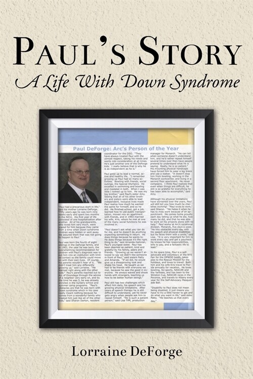 Pauls Story: A Life With Down Syndrome (Paperback)