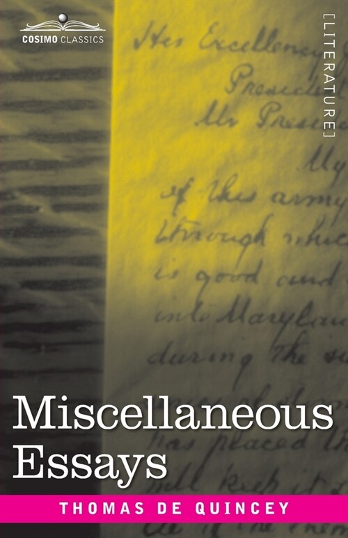 Miscellaneous Essays (Paperback)