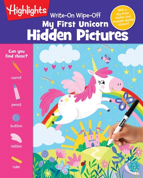 Write-On Wipe-Off My First Unicorn Hidden Pictures (Spiral)