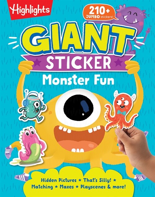 Giant Sticker Monster Fun (Paperback)