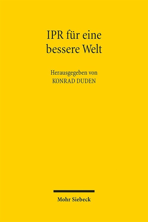 Ipr Fur Eine Bessere Welt: Vision - Realitat - Irrweg? (Paperback)