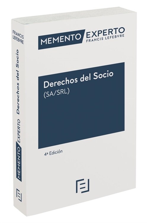 MEMENTO EXPERTO DERECHOS DEL SOCIO SA/SRL ) 4ª EDICION (Book)