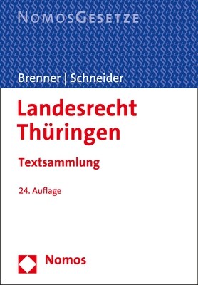 Landesrecht Thuringen: Textsammlung - Rechtsstand: 1. Februar 2022 (Paperback, 24)