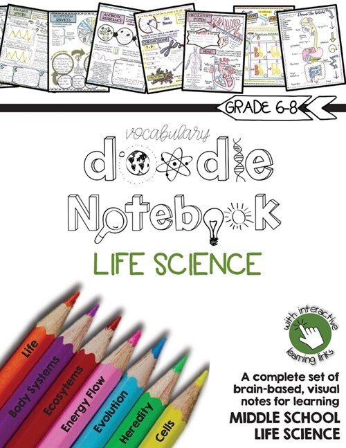 Life Science Doodle Notebook (Paperback)