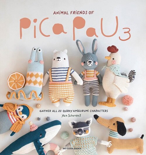 Animal Friends of Pica Pau 3: Gather All 20 Quirky Amigurumi Characters (Paperback)