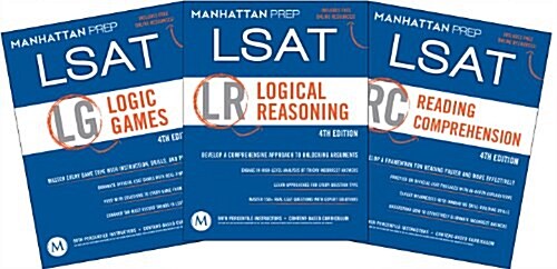 Set of 3 LSAT Strategy Guides (Paperback, 4)