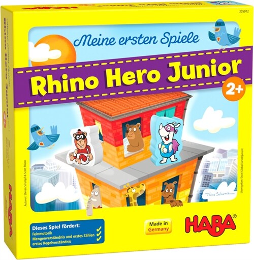 HABA Meine ersten Spiele - Rhino Hero Junior (Kinderspiel) (Game)