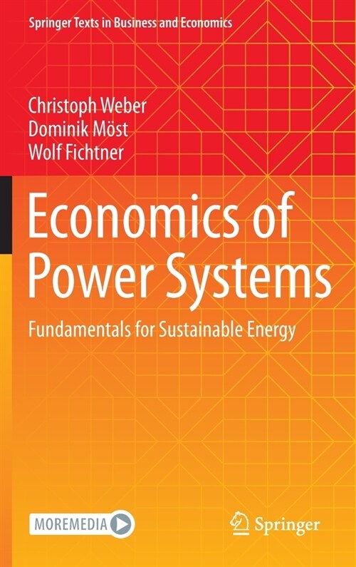 Economics of Power Systems: Fundamentals for Sustainable Energy (Hardcover, 2022)