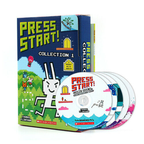 Press Start! 5종 박스 세트 : StoryPlus QR코드 (Paperback 5권 + CD 5장 + Wordbook)