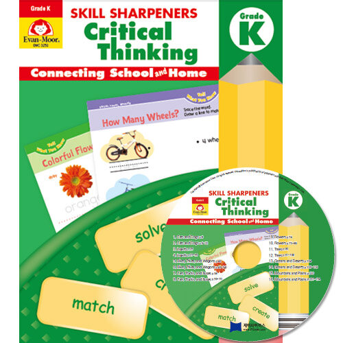 [Evan-Moor] Skill Sharpeners Critical Thinking Grade K (Student Book + MP3 CD)