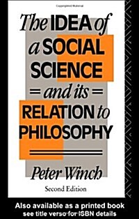 The Idea of a Social Science (Paperback, 2nd)