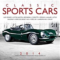 Classic Sports Cars 2014 Calendar (Paperback, 16-Month, Wall)