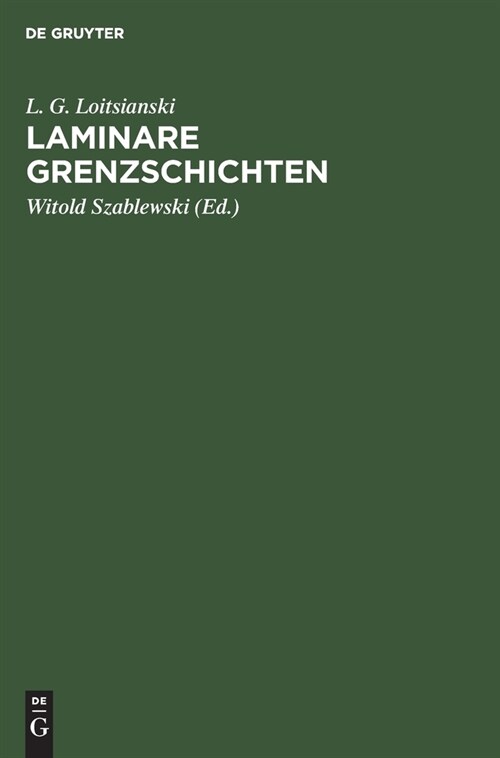 Laminare Grenzschichten (Hardcover, Reprint 2021)