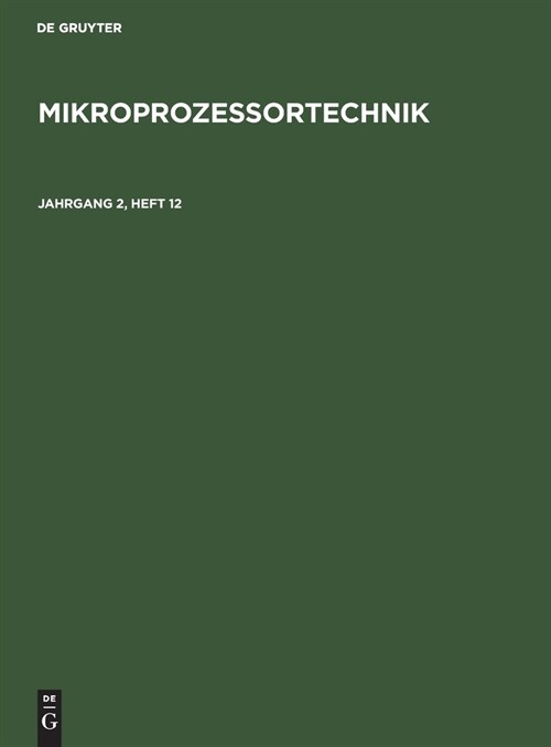 Mp. Jahrgang 2, Heft 12 (Hardcover, Reprint 2021)