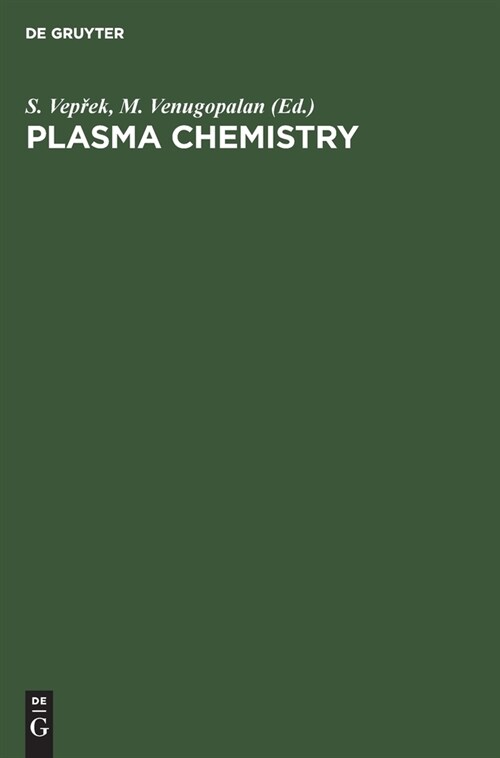 Plasma Chemistry (Hardcover, Die Originalaus)