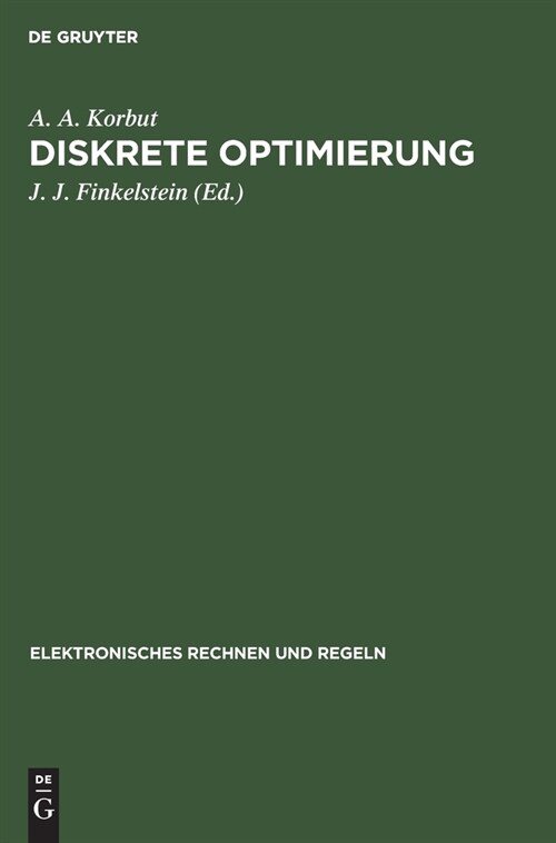 Diskrete Optimierung (Hardcover, Reprint 2021)