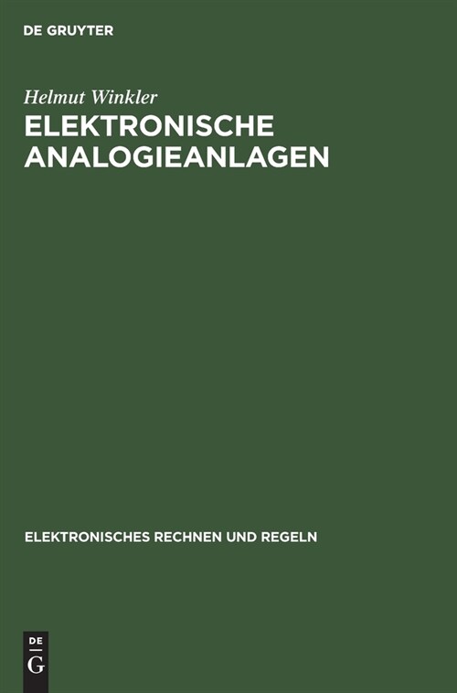 Elektronische Analogieanlagen (Hardcover, Reprint 2021)