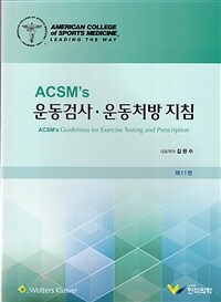 ACSMs 운동검사.운동처방지침