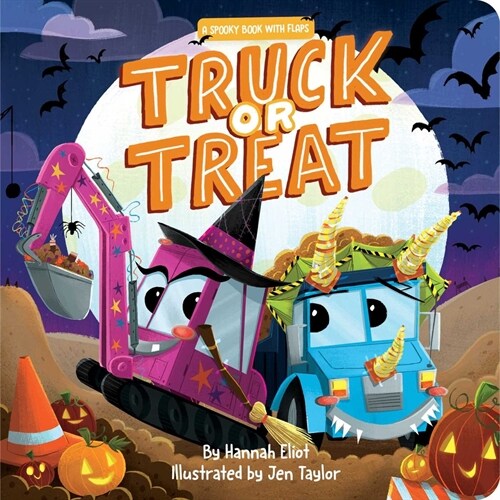 Truck or Treat: A Spooky Book with Flaps (Board Books)