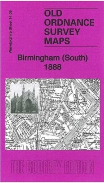 Birmingham (South) 1888 : Warwickshire Sheet 14.09a (Sheet Map, folded)