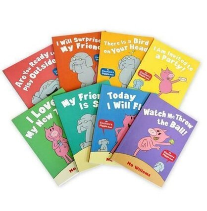 The Elephant and Piggie 8 Book Set