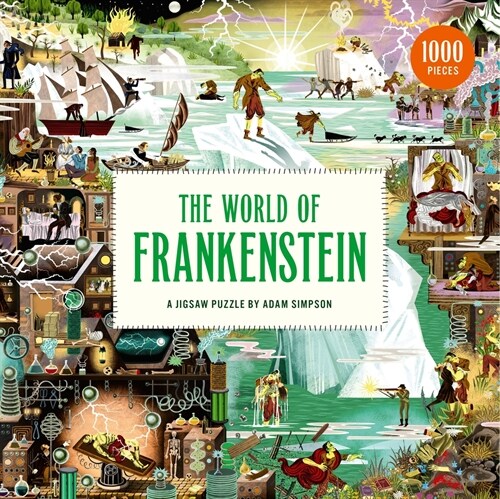 The World of Frankenstein : A Jigsaw Puzzle by Adam Simpson (Jigsaw)