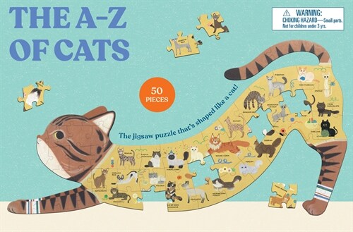 The A to Z of Cats: A Cat-Shaped Jigsaw Puzzle (Other)