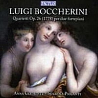 [수입] Anna Clemente - 보케리니: 두대의 피아노를 위한 사중주 1-6번 (Boccherini: Quartets Op. 26 for Two Fortepianos)(CD)