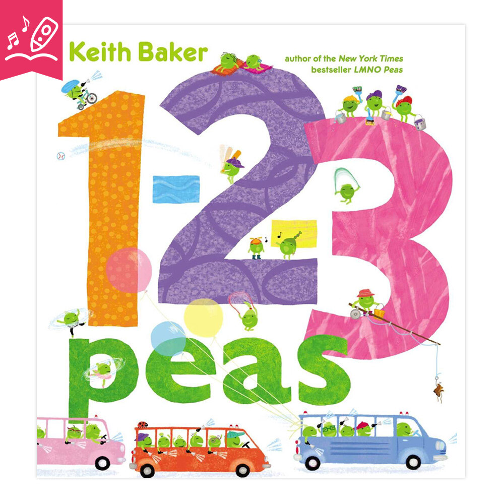 노부영 세이펜 1-2-3 Peas (Paperback)