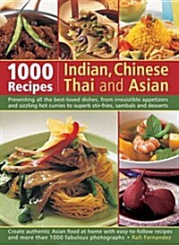 1000 Indian, Chinese, Thai & Asian Recipes (Paperback)