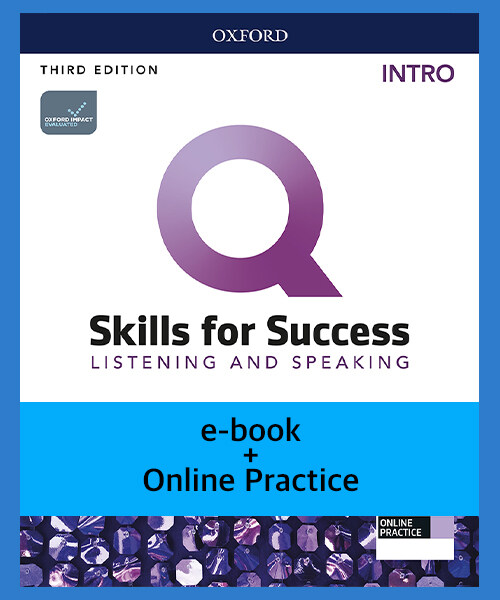[eBook Code] Q Skills for Sucess Listening & Speaking Intro : Student Book (eBook Code, 3rd Edition)