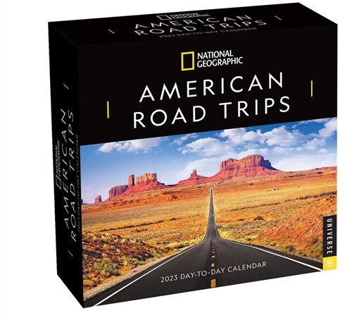 National Geographic: American Roadtrips 2023 Day-To-Day Calendar (Daily)