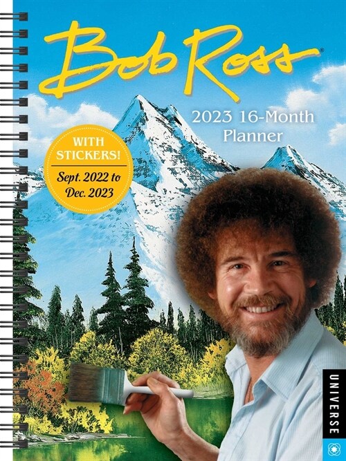 Bob Ross 2023 16-Month Planner (Desk)