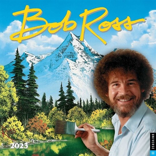 Bob Ross 2023 Wall Calendar (Wall)