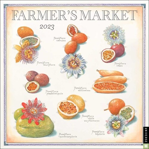 Farmers Market 2023 Wall Calendar (Wall)