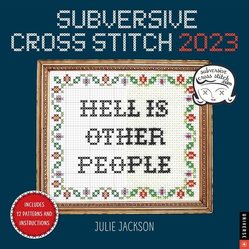 Subversive Cross Stitch 2023 Wall Calendar (Wall)