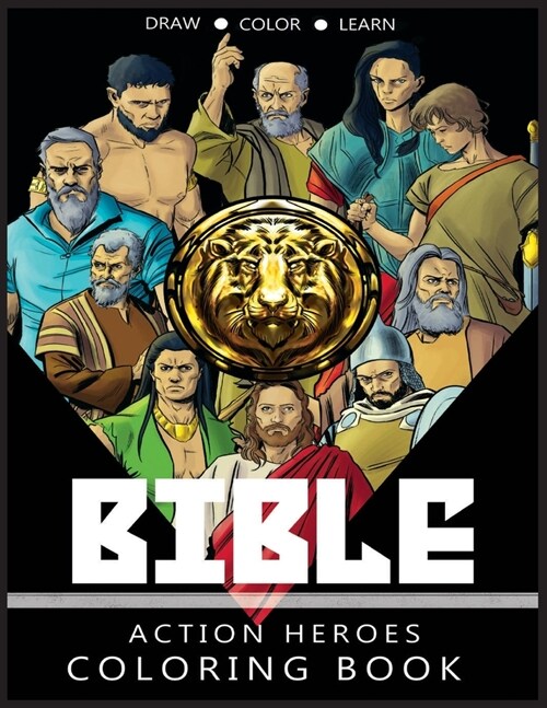 Bible Action Heroes: Coloring Book (Paperback)