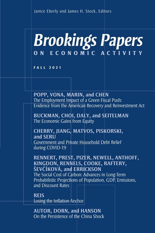 Brookings Papers on Economic Activity: Fall 2021 (Paperback)