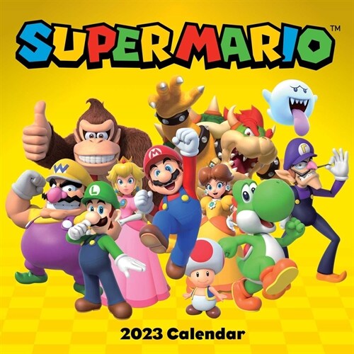 Super Mario 2023 Wall Calendar (Wall)